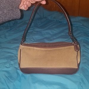Coach suede purse